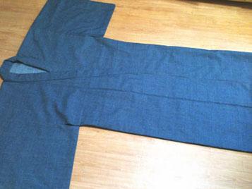 Folding kimono step 2